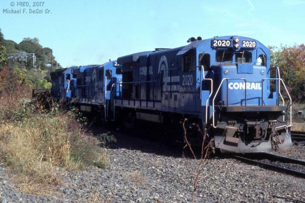 CR 1919 Bennington Curve, PA 1-1-1982 | Conrail Photo Archive