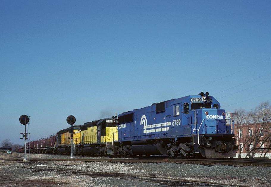 CR 6789 SD50 Hudson 02-90 | Conrail Photo Archive