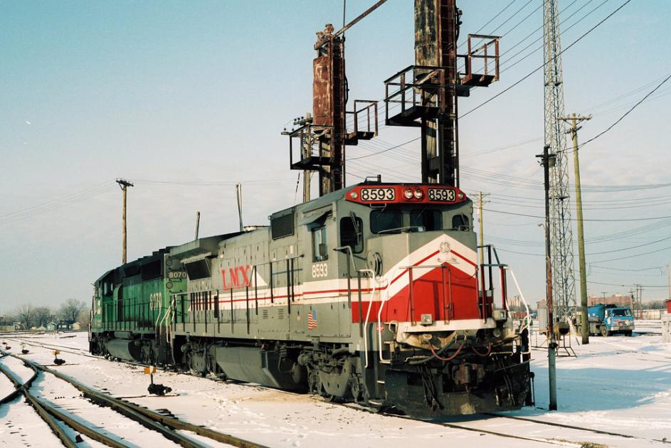 LMX 8593 Chicago, IL 12-1-1991 | Conrail Photo Archive