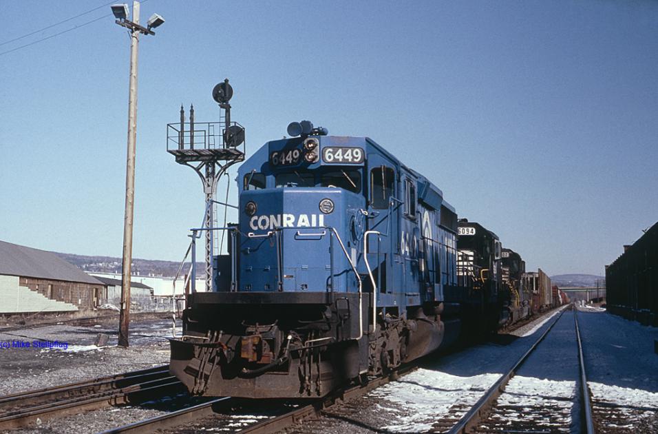 CR 6449 Binghamton, NY 3/6/1988 | Conrail Photo Archive