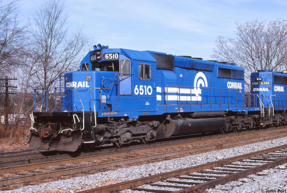 CR 6510 - SD40-2 at Rutherford, PA | Conrail Photo Archive
