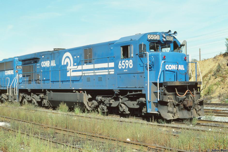 CR 6598 - C30-7A At Rutherford, PA | Conrail Photo Archive