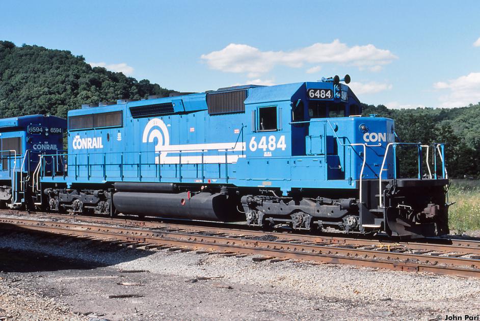 CR 6484 - SD40-2 At West Brownsville, PA | Conrail Photo Archive