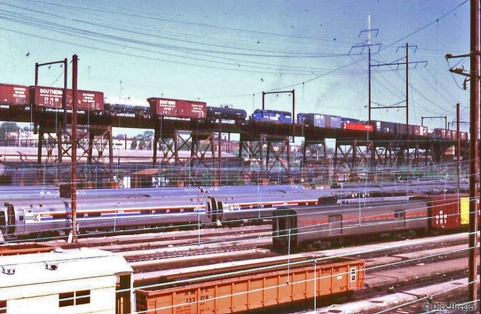 Conrail action on the Philly High Line | Conrail Photo Archive