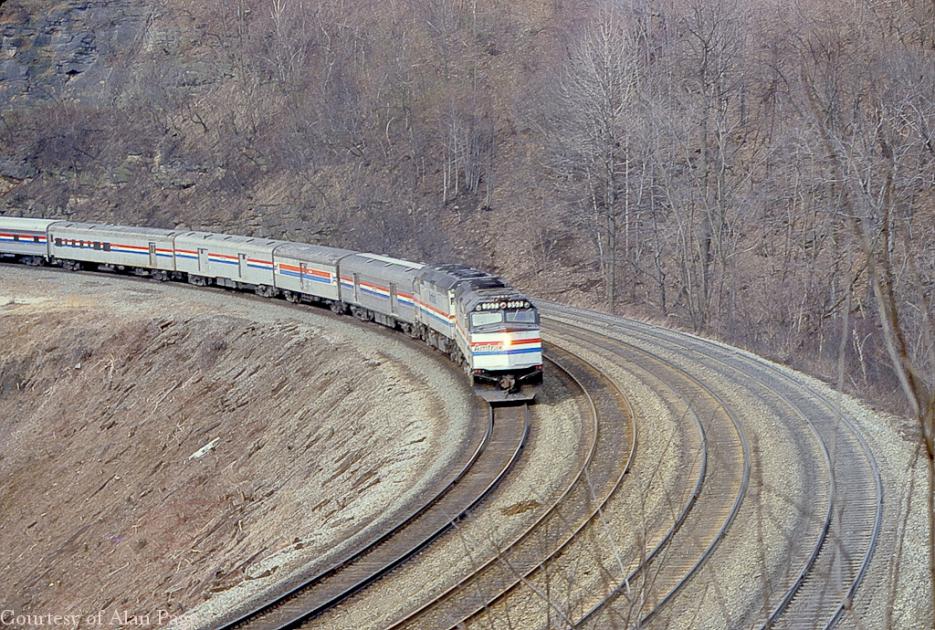 Amtrak 357 Altoona, PA 3-13-1981 | Conrail Photo Archive