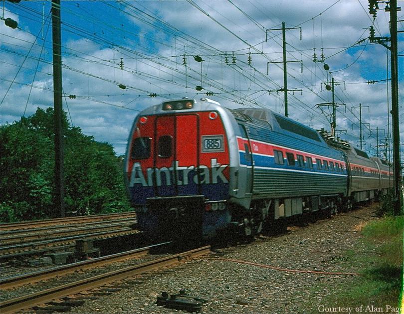 Amtrak 885 Morrisville, PA 841979 Conrail Photo Archive