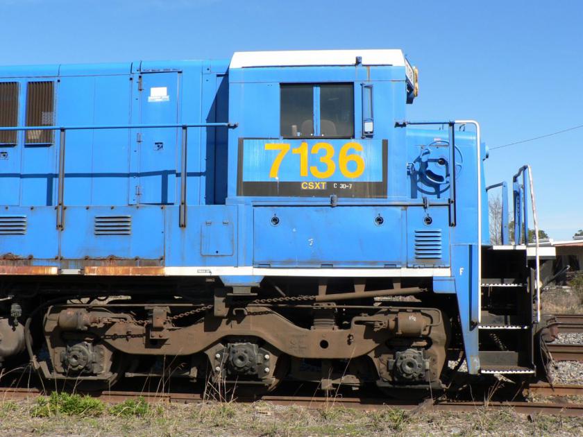 CSXT 7136 (CR 6637) Cab Detail | Conrail Photo Archive