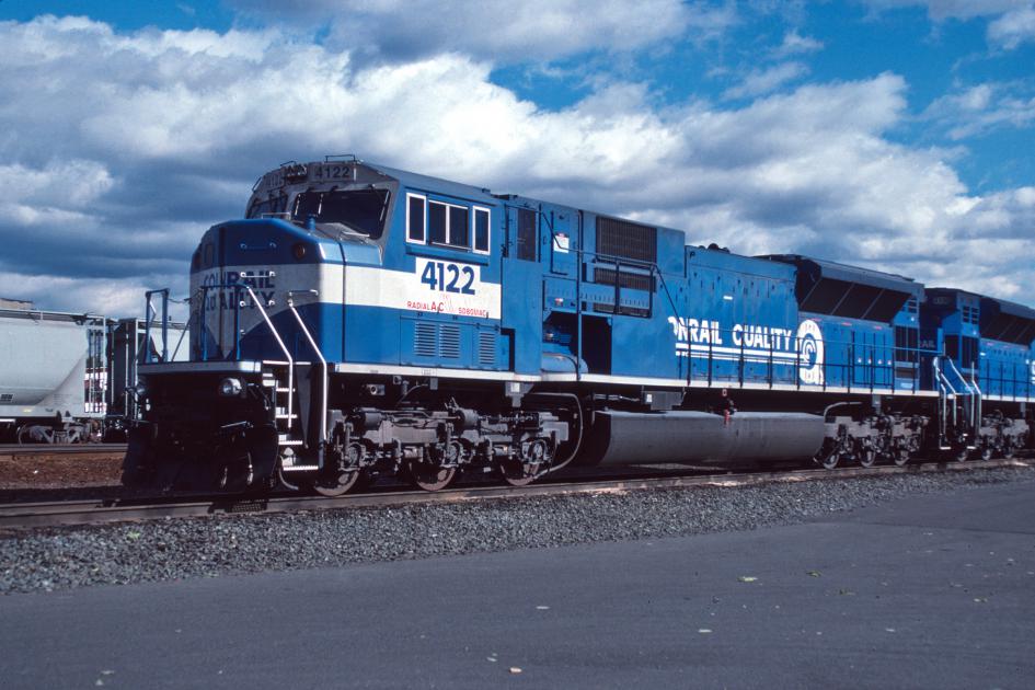 CR 4122 at West Springfield, MA 10/05/97 | Conrail Photo Archive