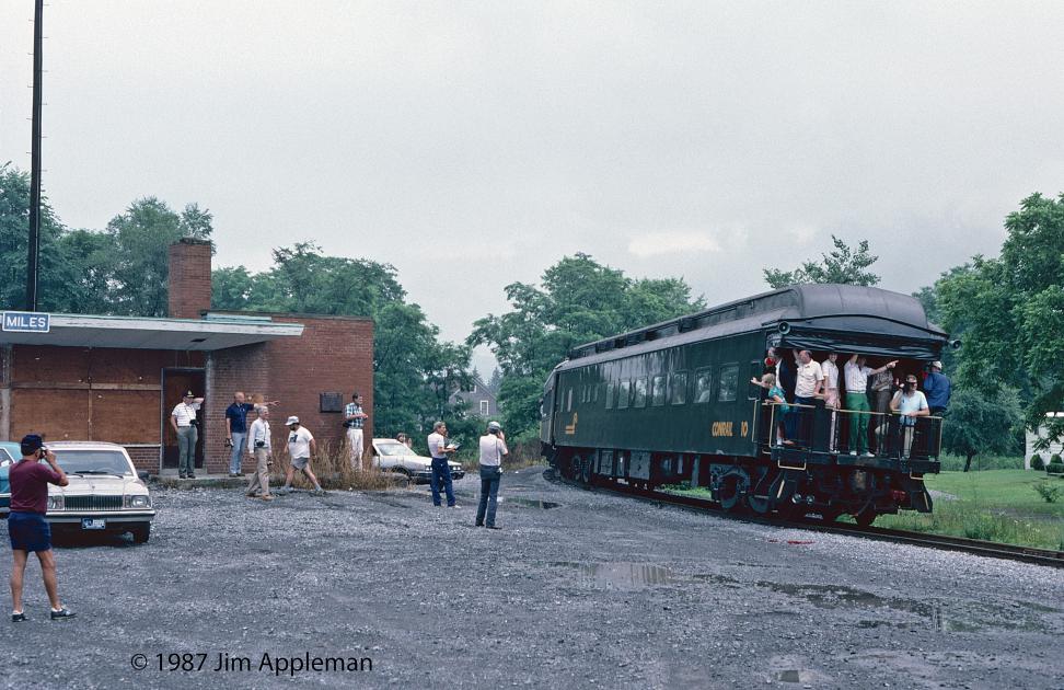 CR 10 at Milesburg, PA 6/21/1987 Conrail Photo Archive