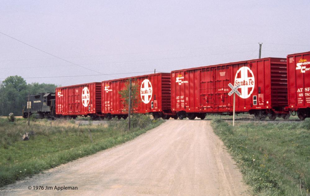 PC 8024 (CR 8024) at Turbotville, PA 4/1976 Conrail Photo Archive