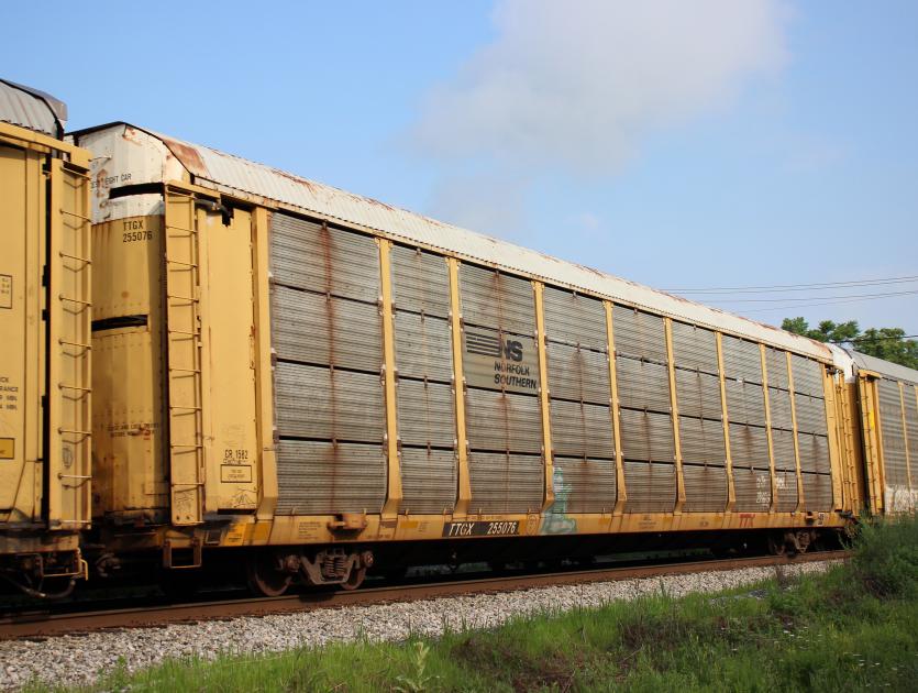 TTGX 255076-NS Rack class FB541 (ML2D) | Conrail Photo Archive