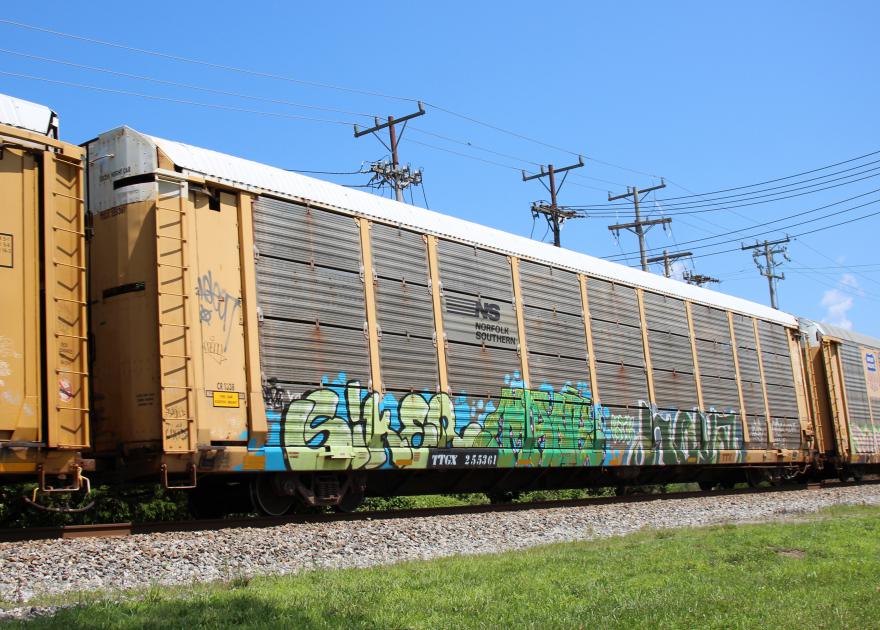 TTGX 255361-NS Rack class FB543 (ML2F) | Conrail Photo Archive