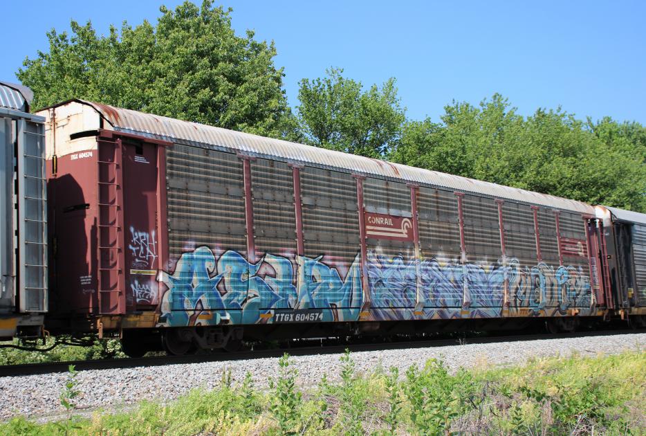 TTGX 604574-Rack class ML2K | Conrail Photo Archive